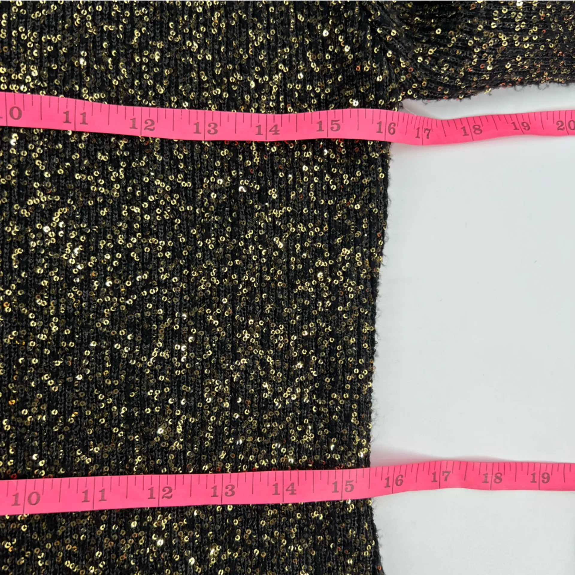 L'AGENCE Cherry Sequin Knit Long-Sleeve Minidress - Image 9