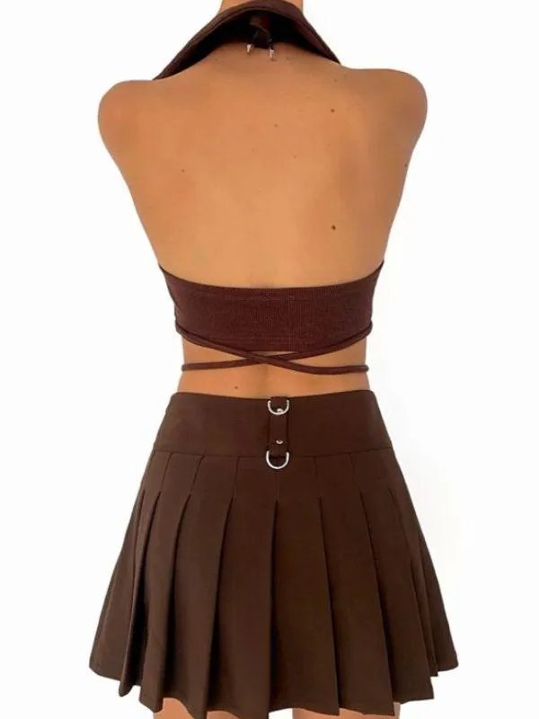 Tiger Mist Brown Skirt  - Image 2