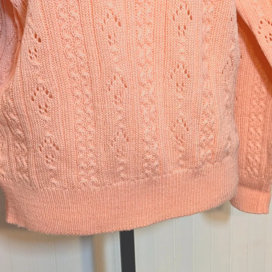 Northern Isles Vintage Sweater Pink Size Medium Size L - Image 4