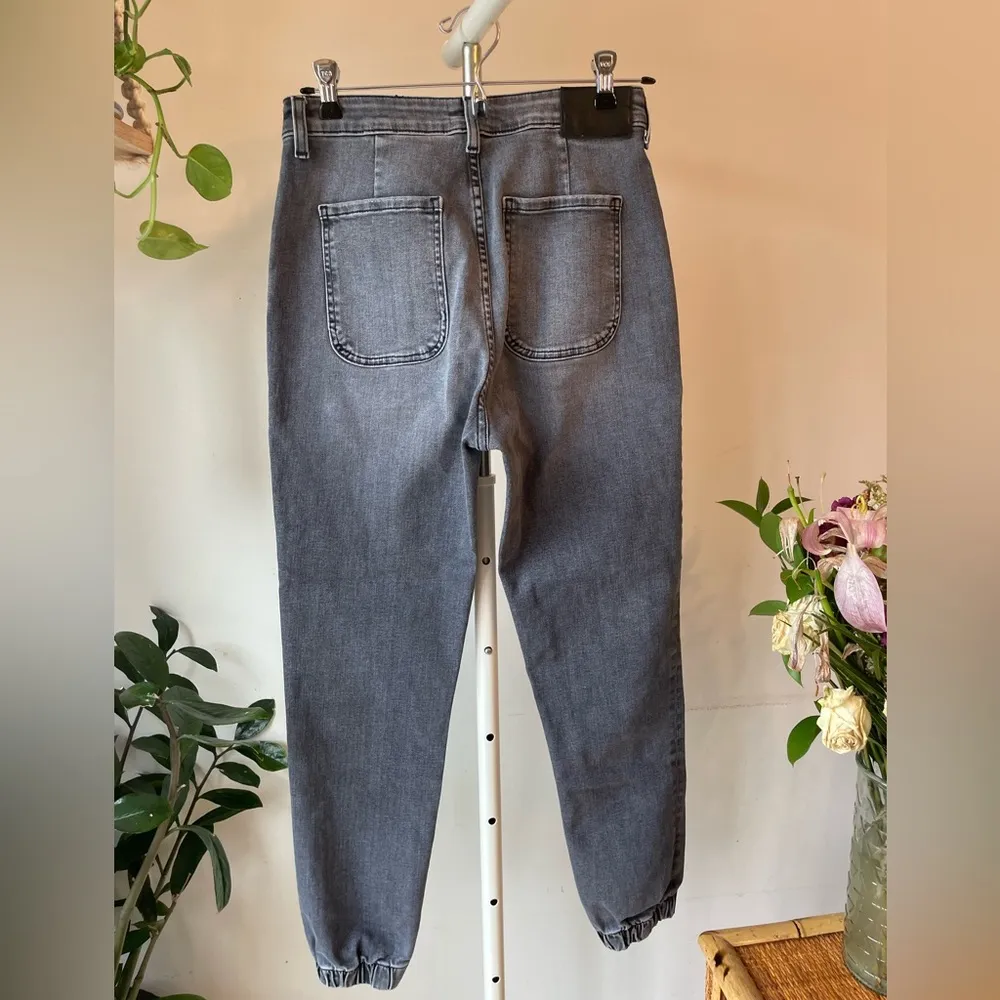 Jonathan Simkhai Charcoal Denim Pants Gray Size 28 - Image 5