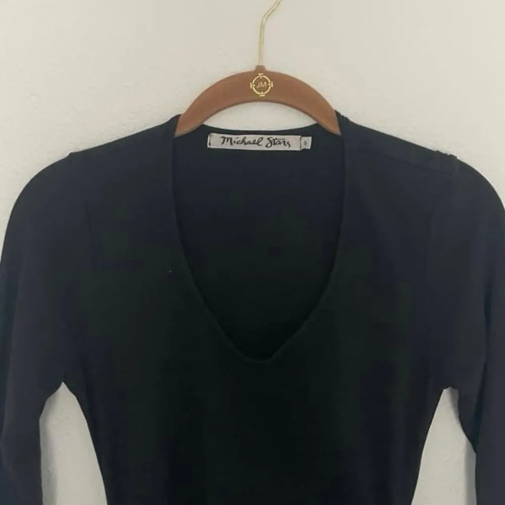 Michael Stars Black Bodycon Midi Dress, Size M, B80, NWOT, $55 - Image 2
