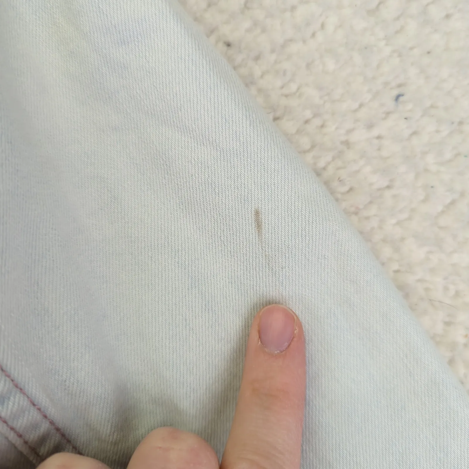 Kate Spade Cropped Denim Jacket Y2K Womens Light Wash‎ Jean Medium Puff Sleeve - Image 6