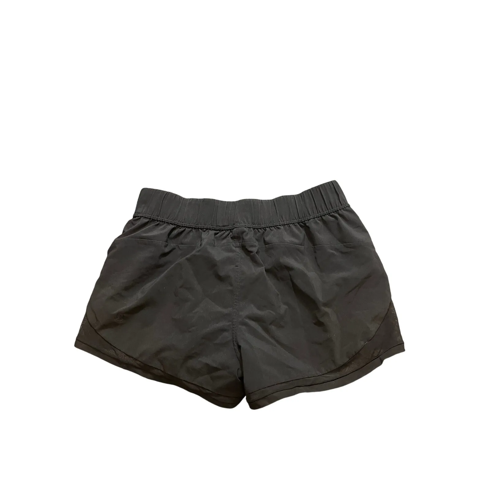 Womens Lululemon Two With One Short‎ Black Gray (Reversible 3") size 4 Active - Image 4