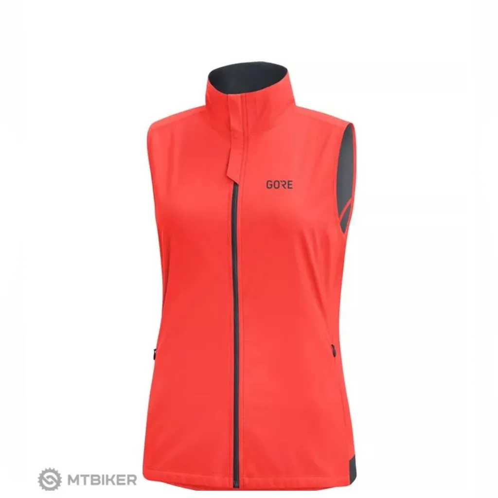 GOREWEAR R3 Women Windproof Bike Vest‎ orange Size M USA Red Size M - Image 3