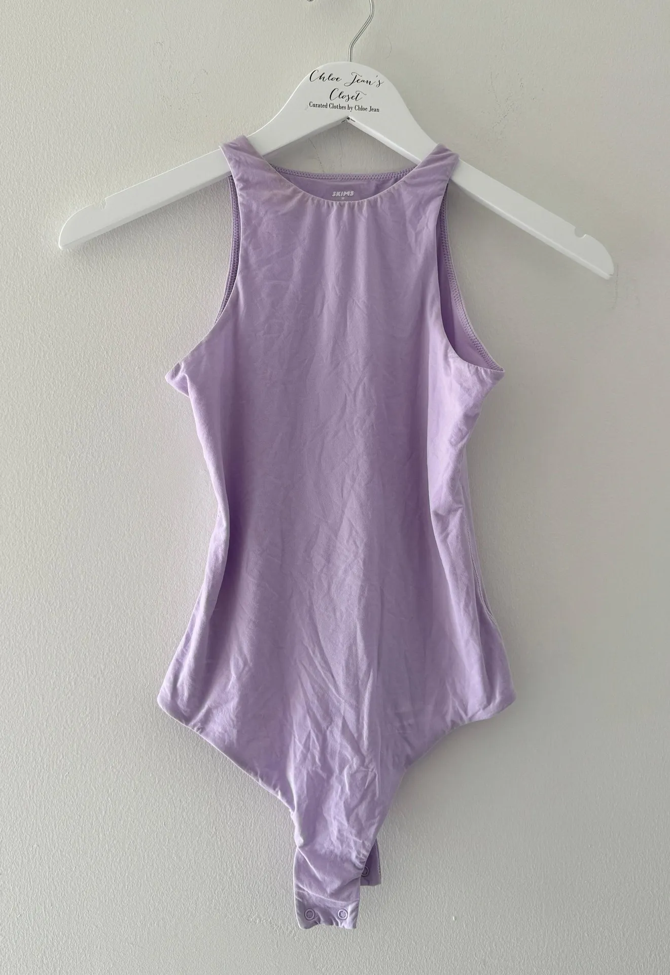 High Neck Bodysuit In Lily XS - Image 3