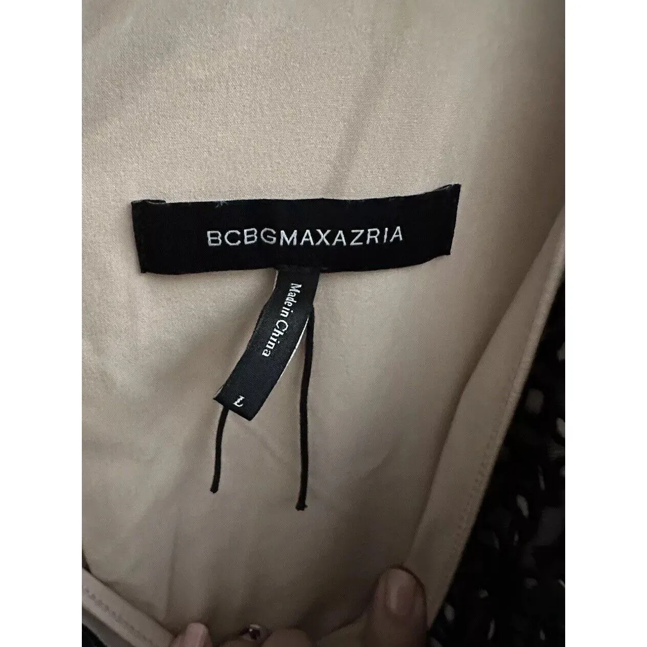 BCBG‎ MAXAZRIA Womens Whimsigoth Vamp Y2K Babydoll Dress Large Formal Prom Tulle - Image 8