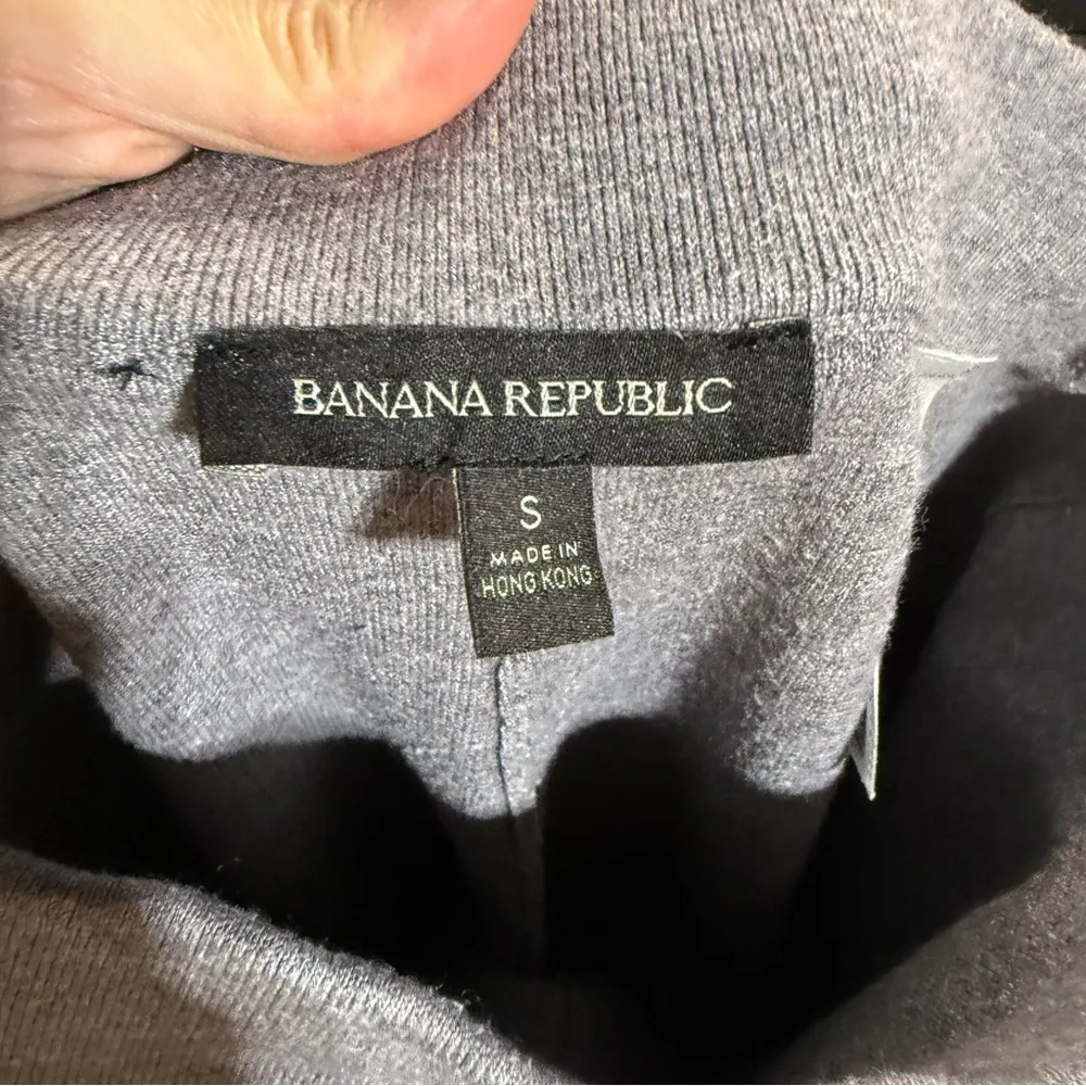 Banana Republic Grey Taupe Thick Pull On Casual Athleisure Lounge SweatpantsS - Image 7