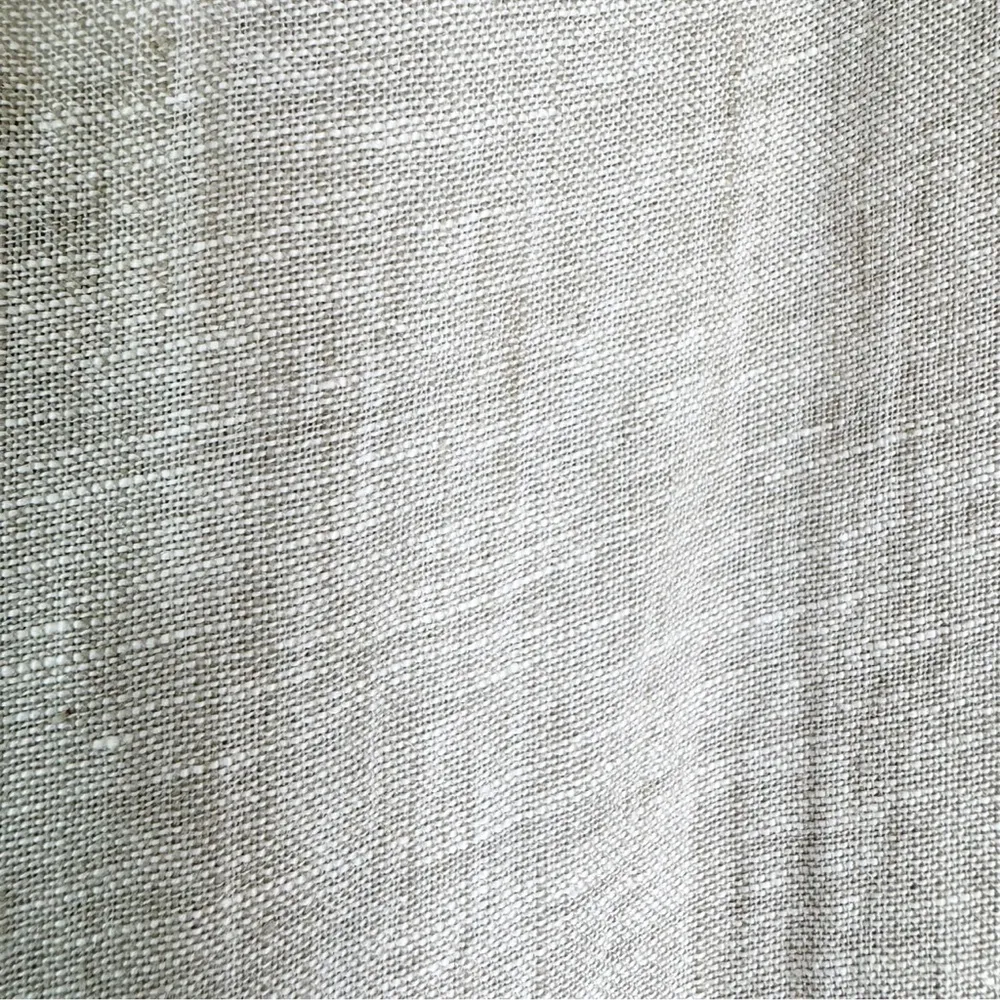 NWT Quince 100% European Linen Square Neck Jumpsuit Beige Size M - Image 10