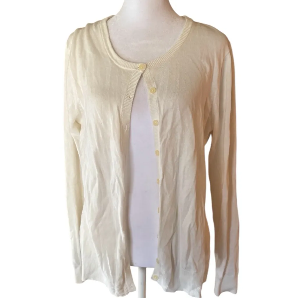 Old Navy Elegant Women's Buttoned Down Sweater Sz M - Image 6