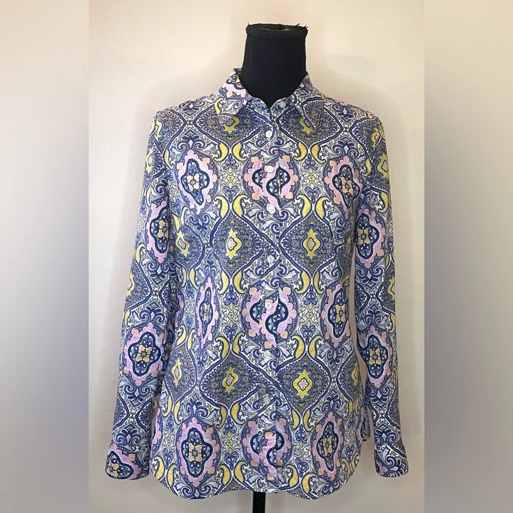 Talbots- Boho button-down top multicolor Size‎ XS - Image 2