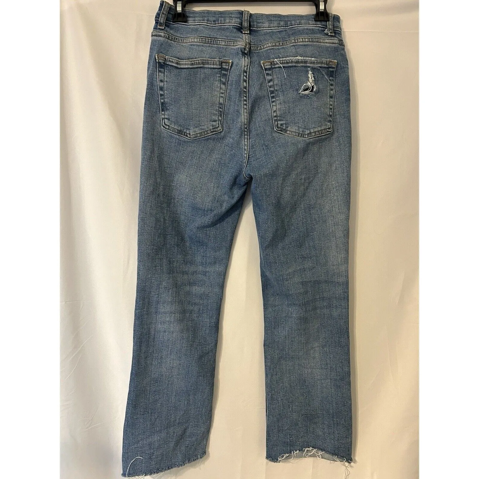 Zara Women's Bootcut Cropped Jeans Size 6‎ - Image 6