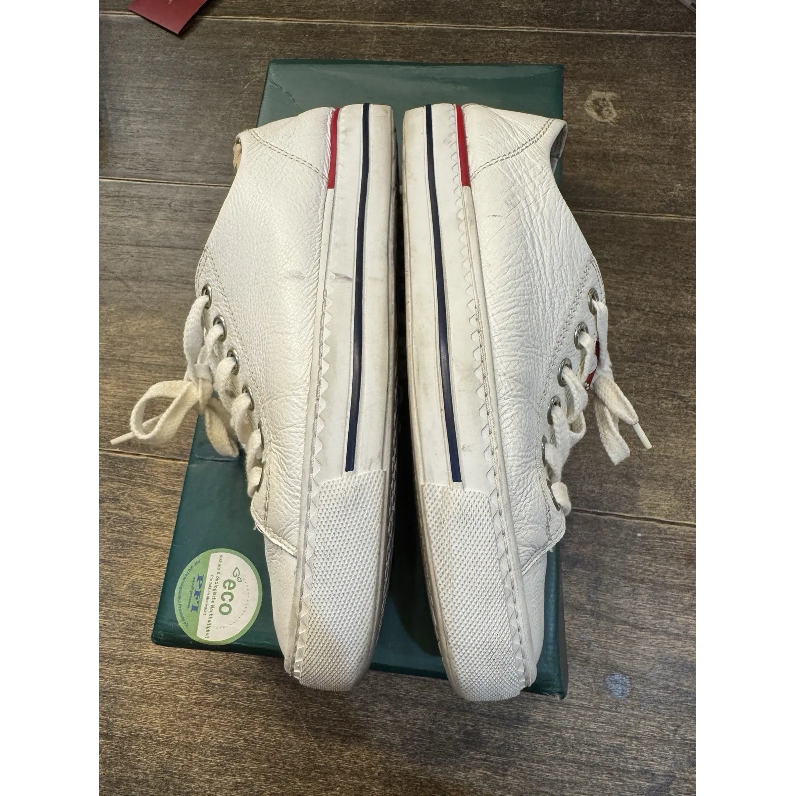 Paul Green Carly Low Top Sneaker Leather Lace Up Shoes Womens Size‎ 5.UK / 8 US - Image 6