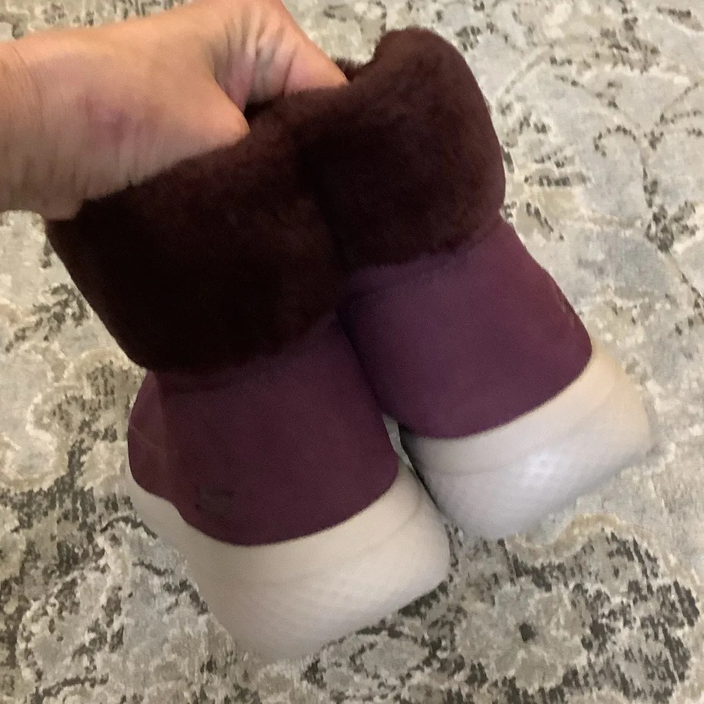 Cute comfy Skechers booties 🌺🌺 Purple Size 8 - Image 6