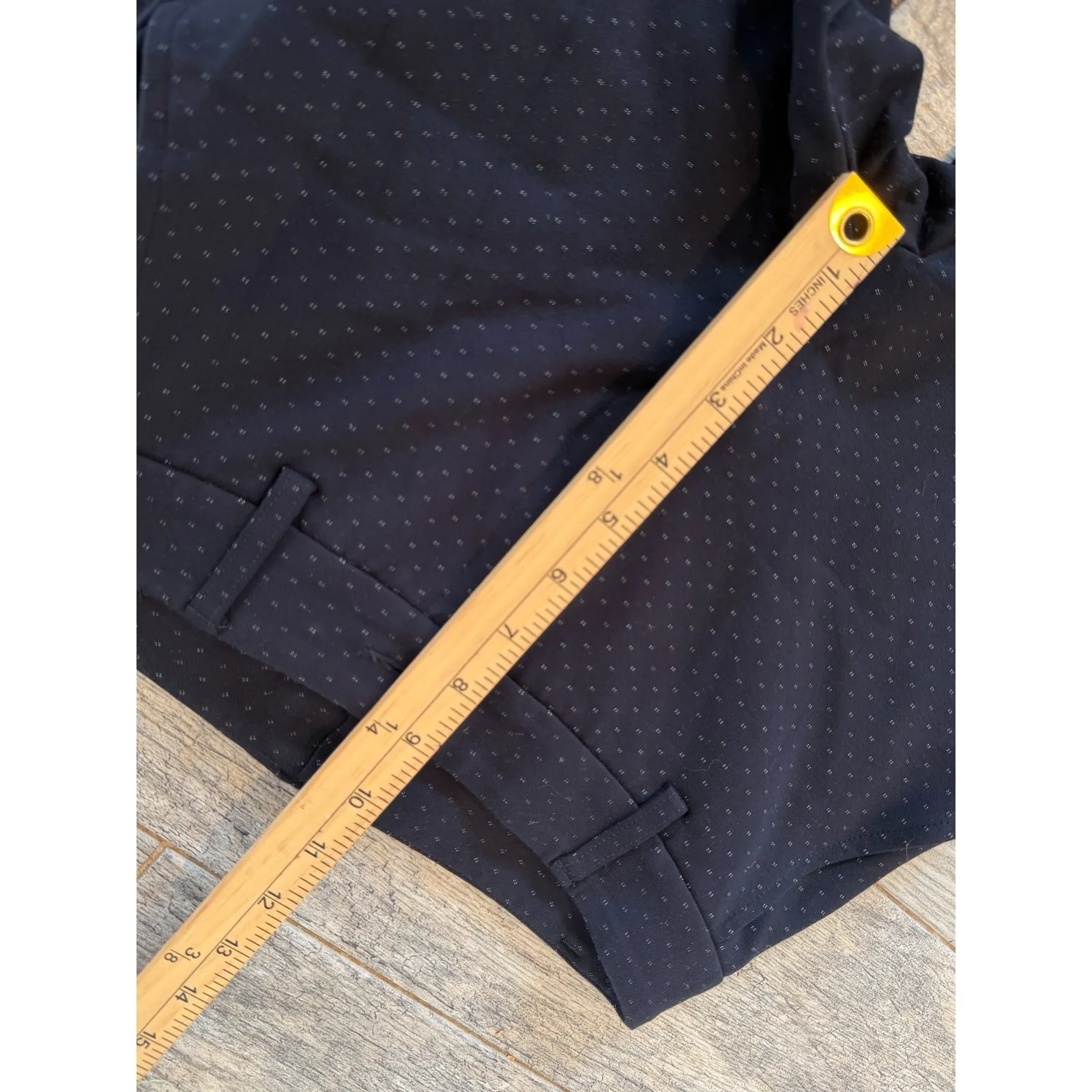 Cabi Pants 5679 Carriage Trouser Size 2 Navy Blue AOP Ankle Pant #5679 Knit - Image 10