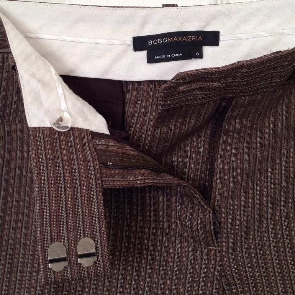 FINAL MARKDOWN LADIES' BCBGMAXAZRIA Pinstripe Slacks (8) - Image 3