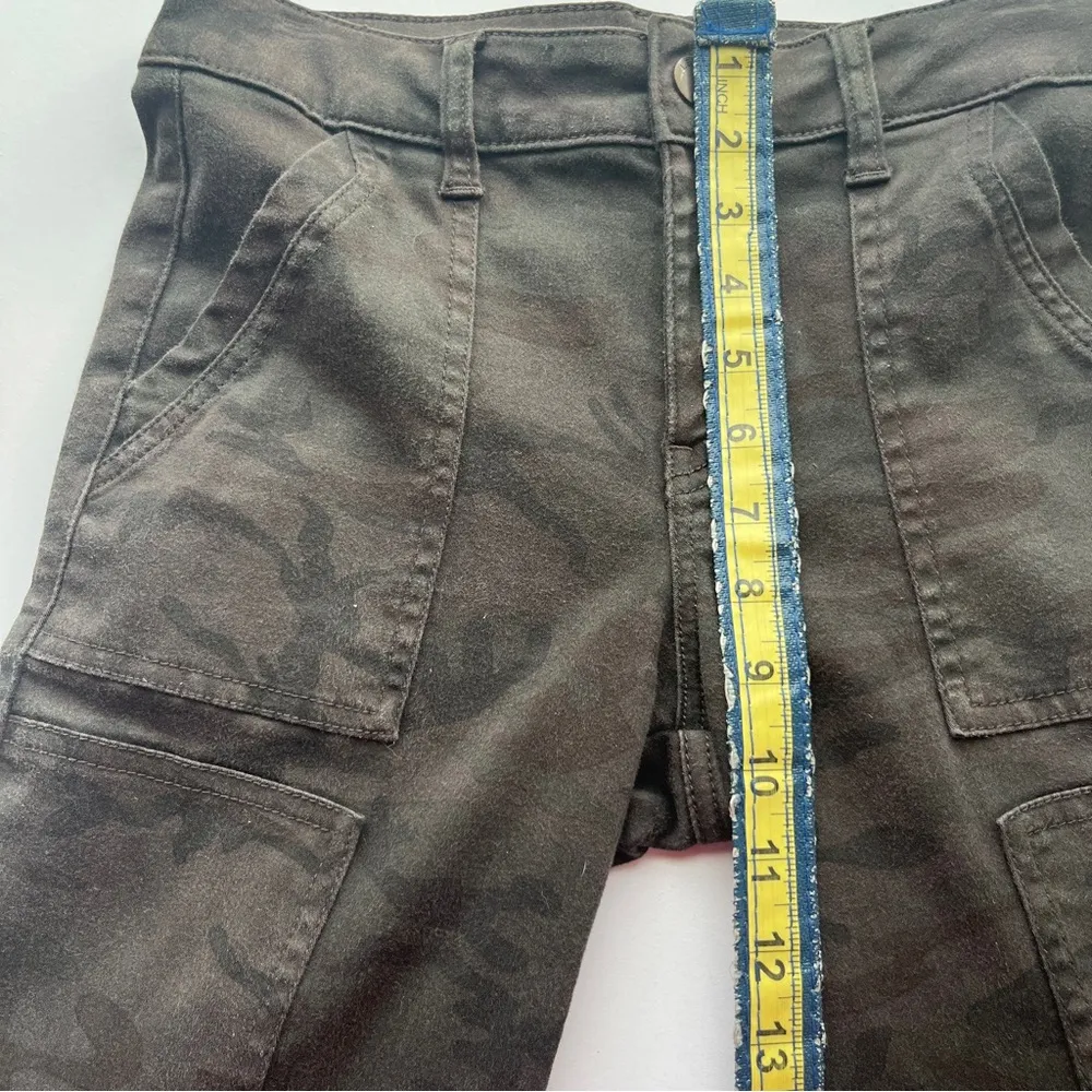 Level 99 Midnight Camo Jolie Utility Jogger Pant Womens 25 Green Brown Cotton - Image 11