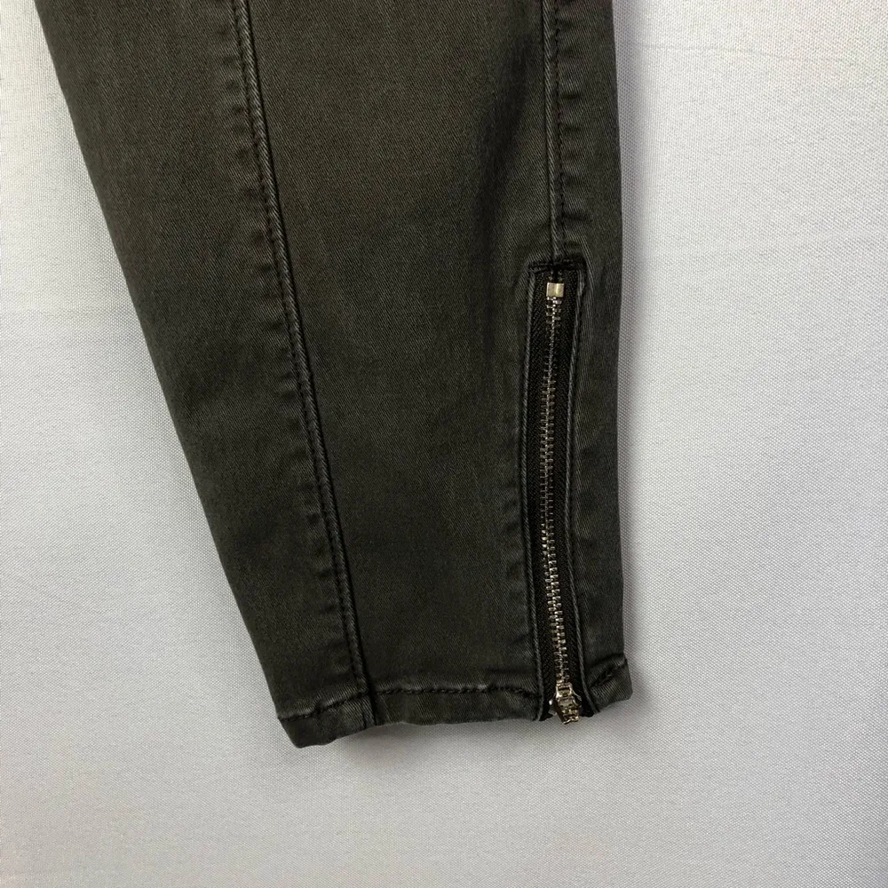 White House Black Market WHBM Mid-Rise Skinny Crop Brown Jeans 2 - Image 8