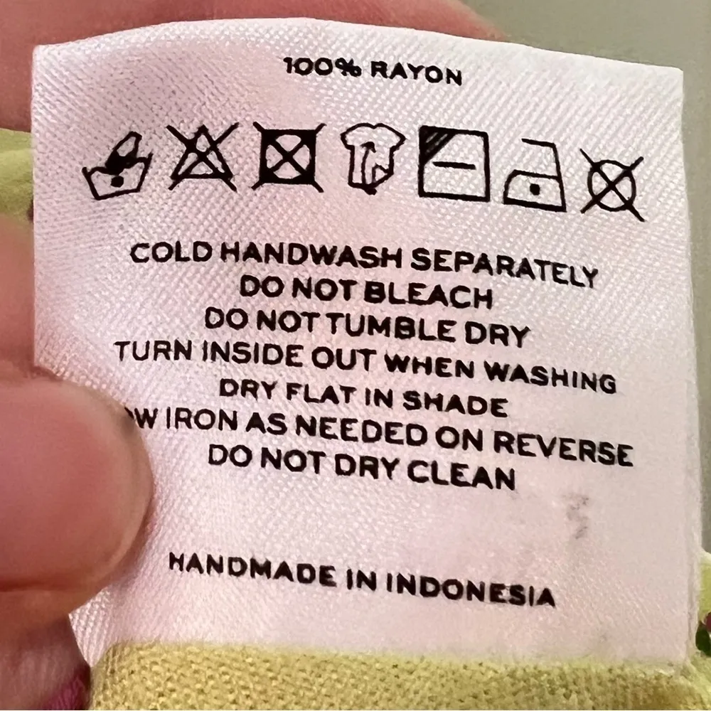 Faithfull the Brand Florence Mini Dress Luda Floral Print Lime - Image 11