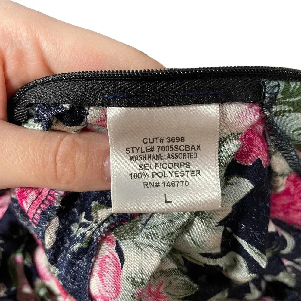 RE/DONE x The Attico‎ Side Cascade Top Assorted Floral Print Size Large - Image 12