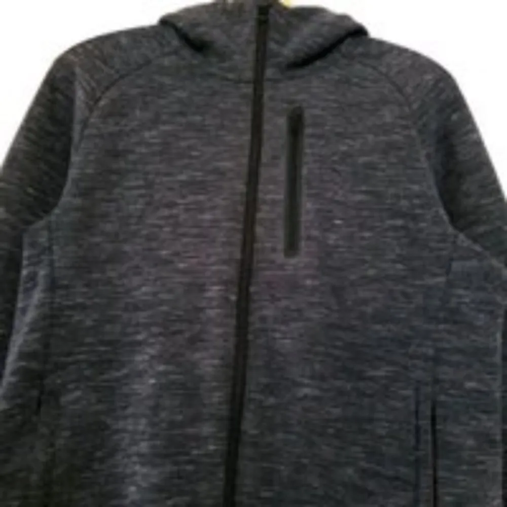 UNIQLO Technical Performance  Full Zip Hoodie Jacket Grey MED EUC #3544 - Image 4