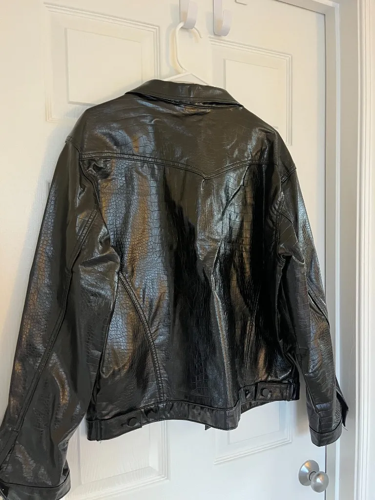 Princess Polly Leather Jacket - Image 3