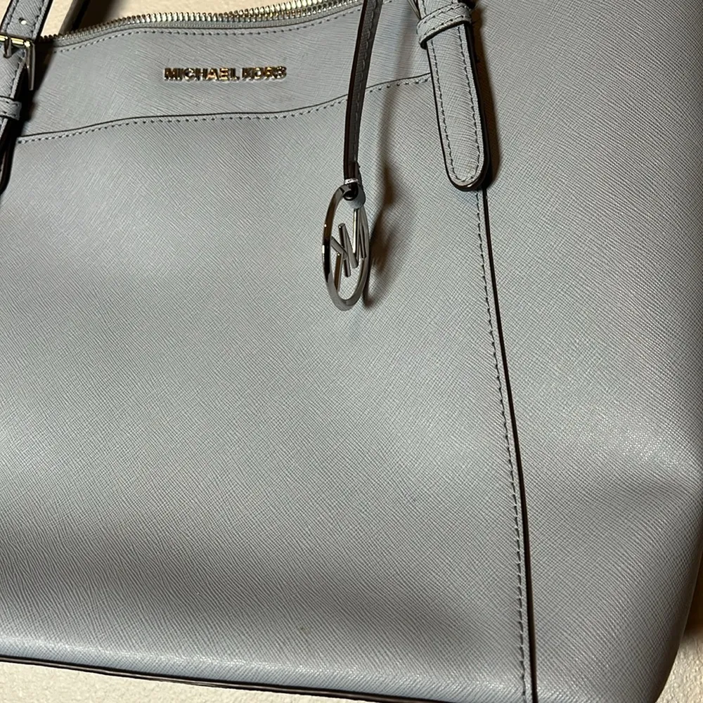 Blue Michael Kors Ciara leather tote - Image 2