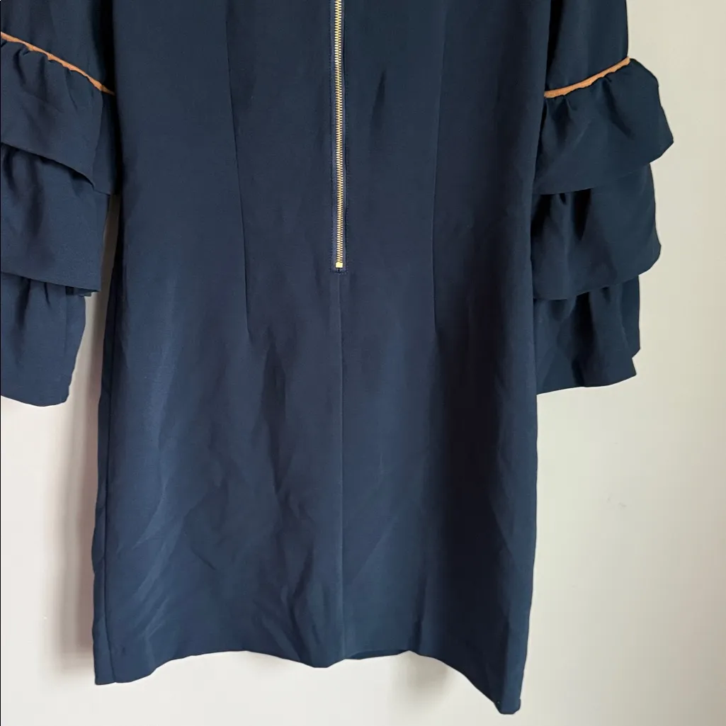 NEW Sail to Sable Tiered Ruffle Sleeve Shift Dress 0 - Image 9