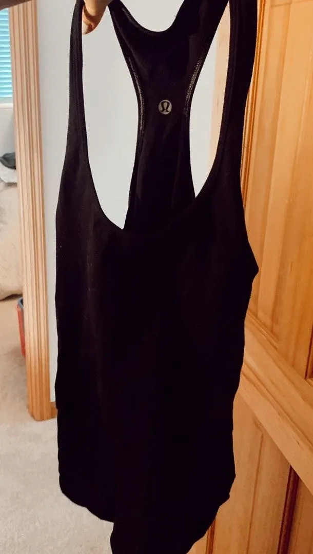Lululemon Black Racer Back Tank - Image 2