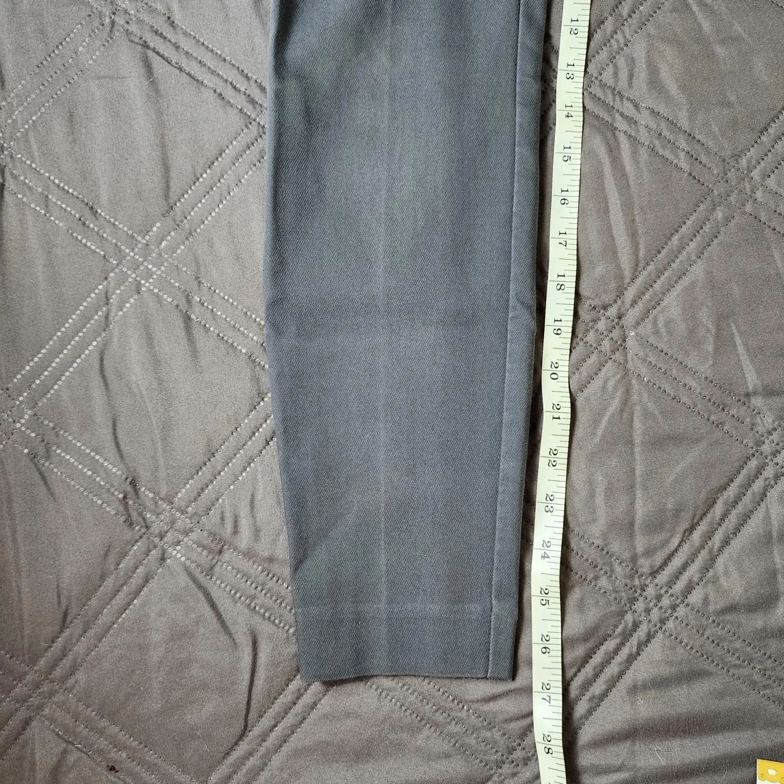 Ann Taylor LOFT Marisa Straight Dress Pants Women Straight Leg Size 0 Grey - Image 6