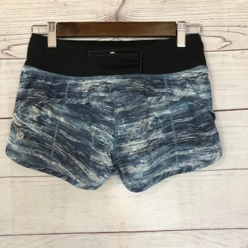 Lululemon Aerial Drift Multi Blue Dye Speed Short 2.5" 2 - Image 4