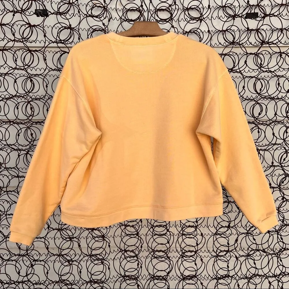 Madewell (Re)sourced Cotton Swing Sweatshirt creamsicle orange XXS - Image 3