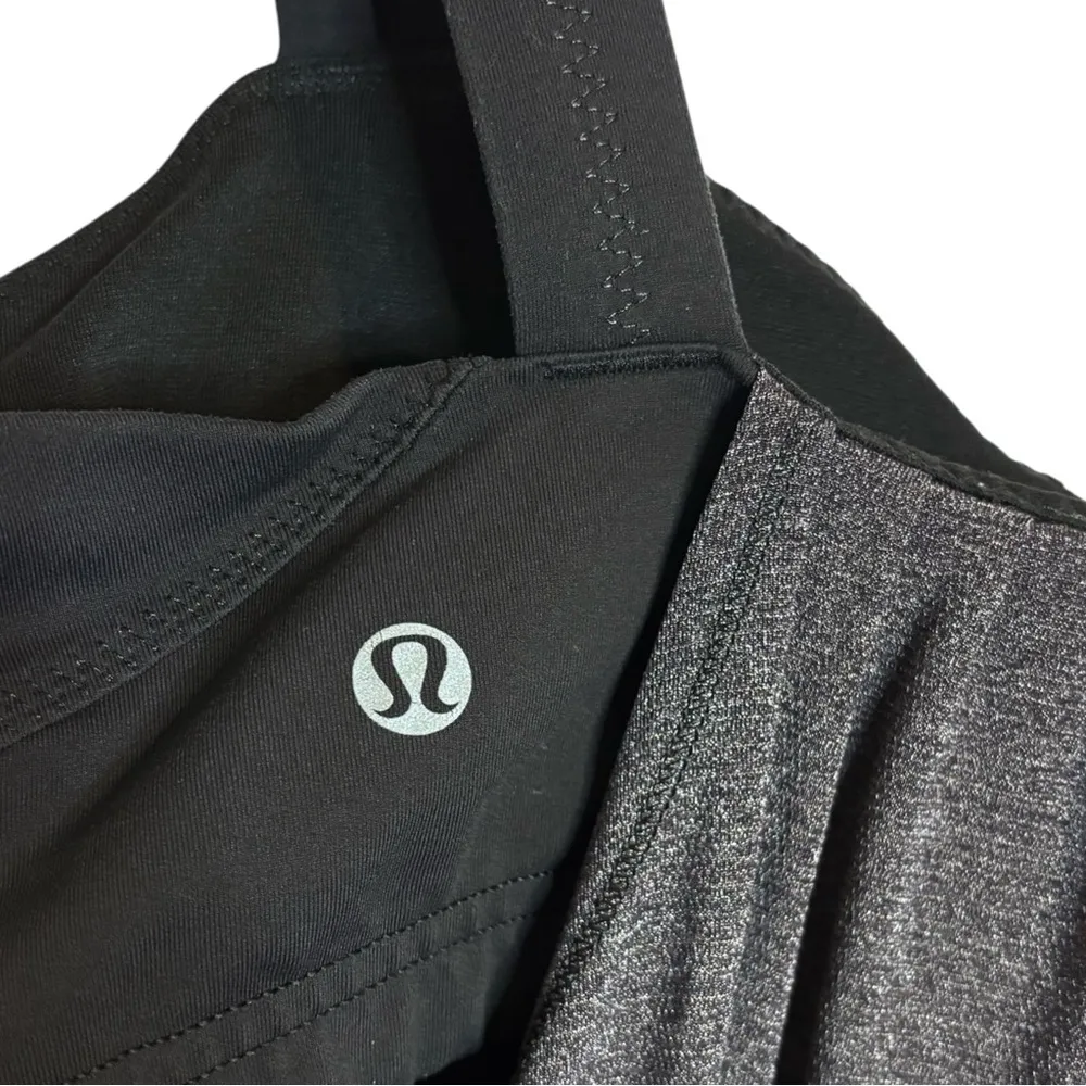 Women’s Lululemon gray black Run Back On Track tank top size 8 - Image 9