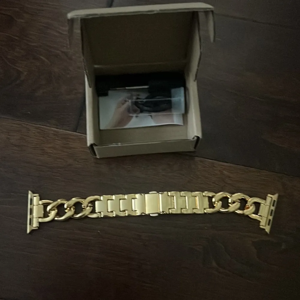 Gold Chain Metal Smartwatch Band - Image 9