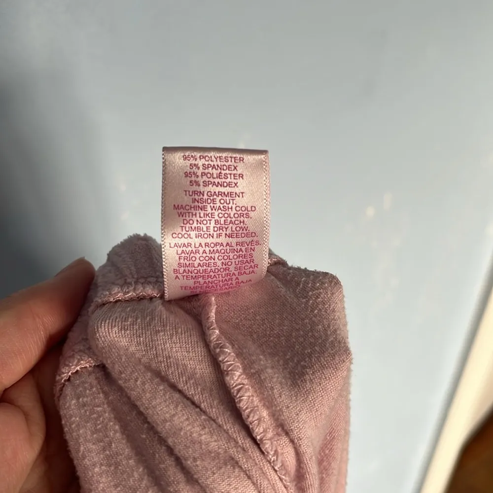 Juicy by Juicy Couture Pink Velour Embellished Logo Pull On Pajama Sweatpants - Image 6