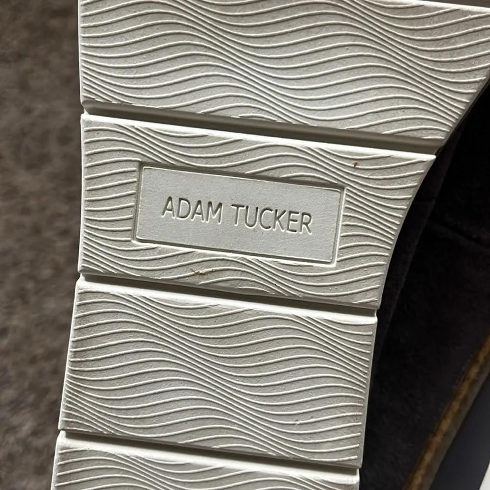 Adam Tucker Gray Suede Loafers - Image 4