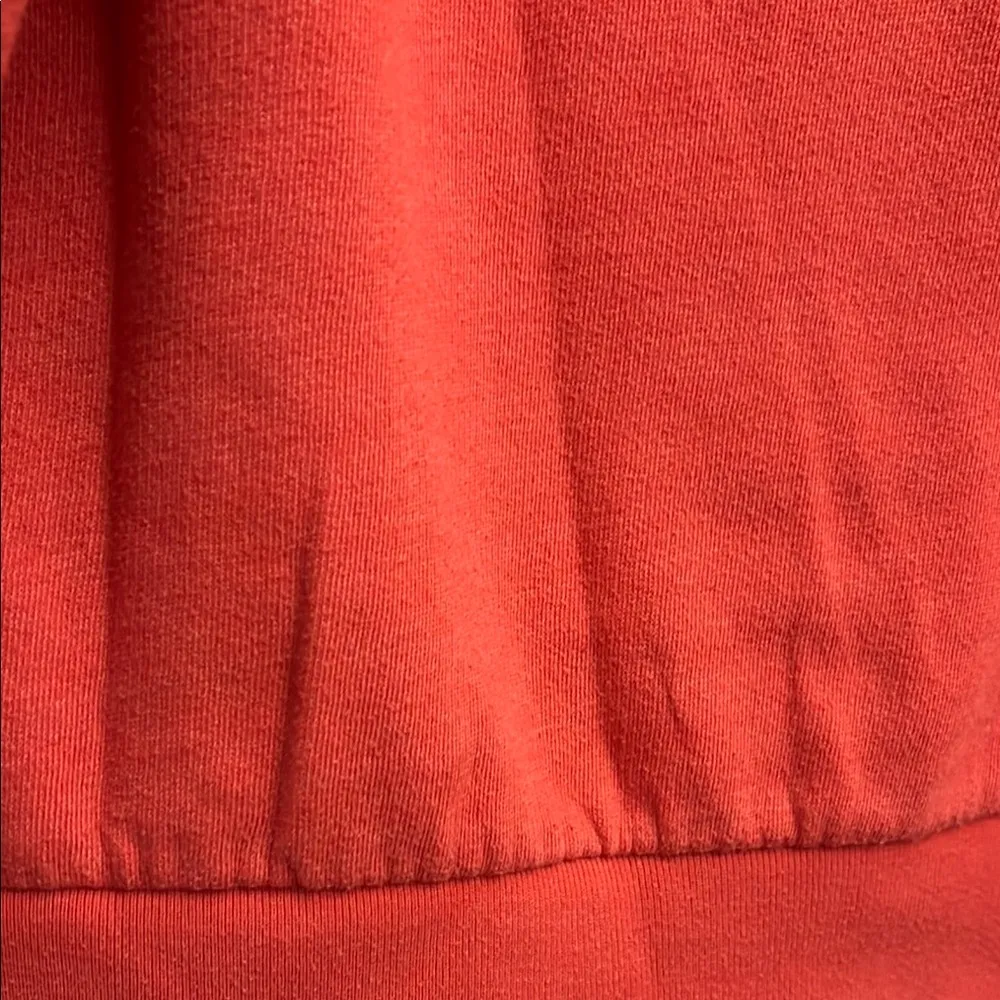 VS Pink Logo Orange Sweatshirt Oversized fit XS W/ pockets - Image 6