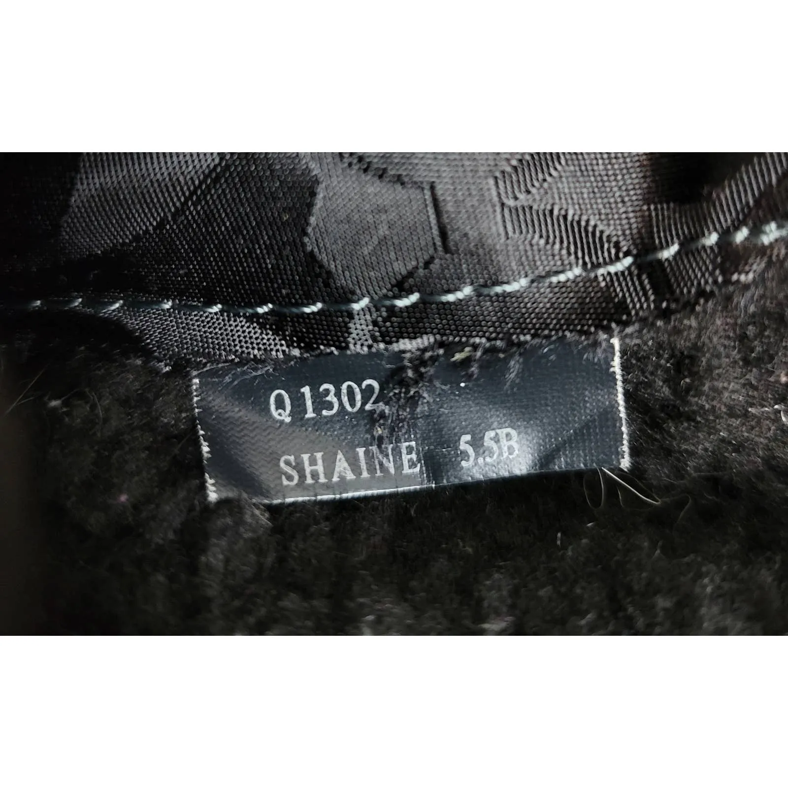 Coach Womens Boots‎ Size 5.5 Shaine Black Signature Monogram Winter/Rain Fleece - Image 2