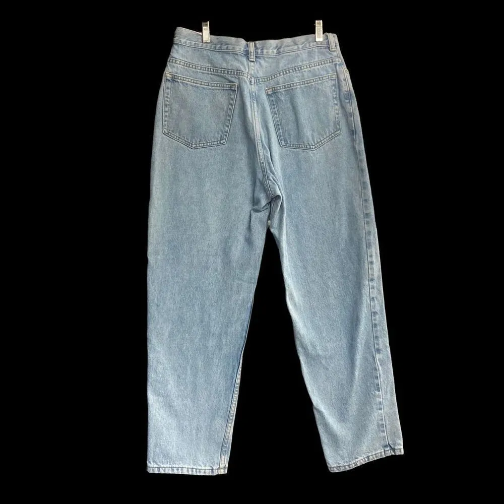 LANDS’ END Women’s High Rise “Mom Style” Jeans‎ Size 12 Inseam 27 - Image 5