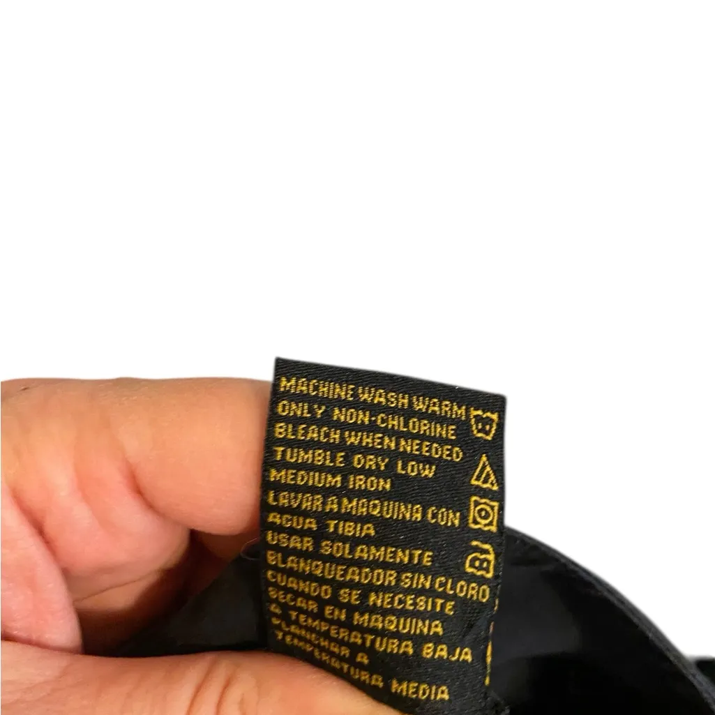 Grace Elements Black A-Line Cotton Midi Skirt Whimsigoth Fall Witchy Art Teacher - Image 10