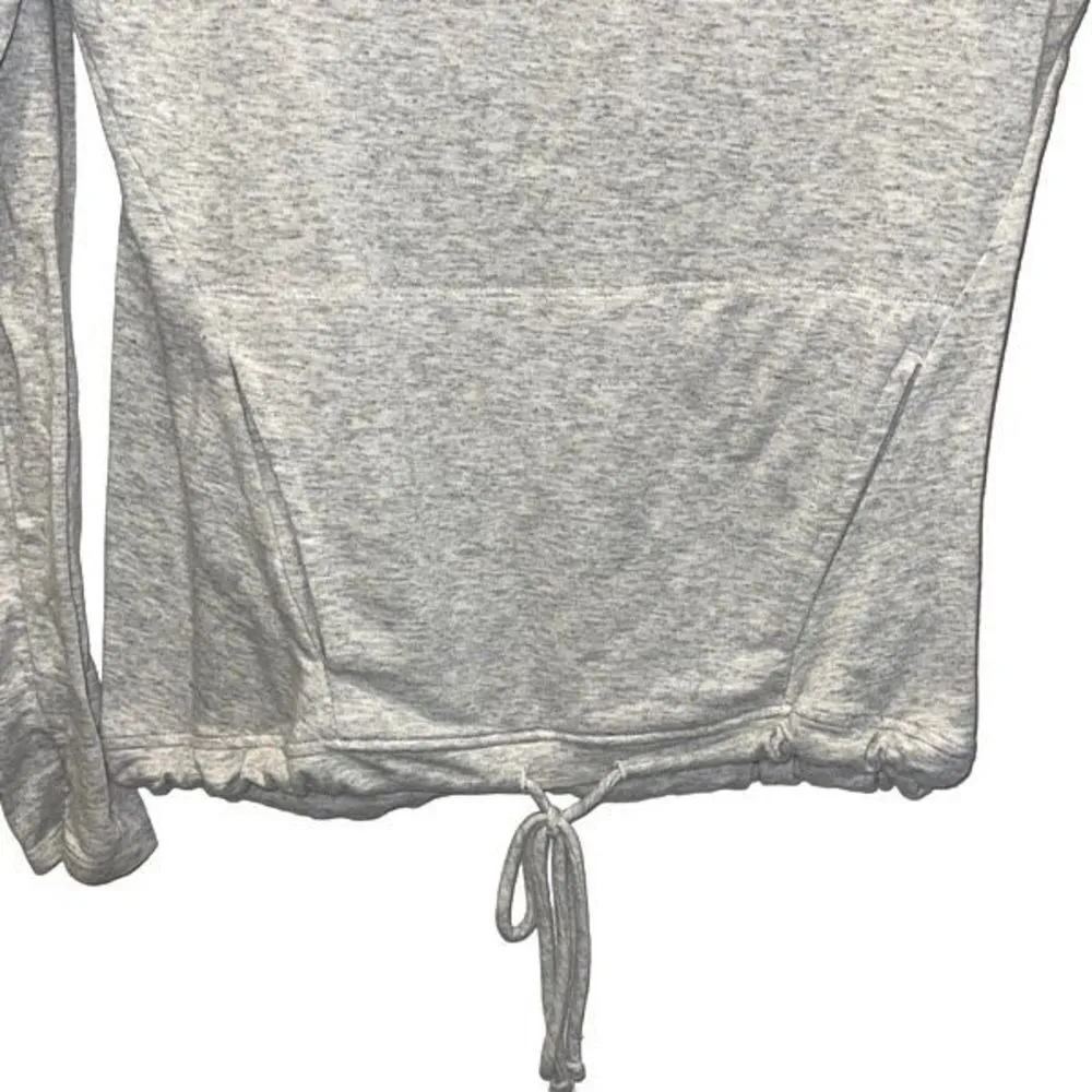 Ink Love And Peace Womens Cowlneck Drawstring Hem Tunic Sweatshirt Gray Small Gray - Image 4