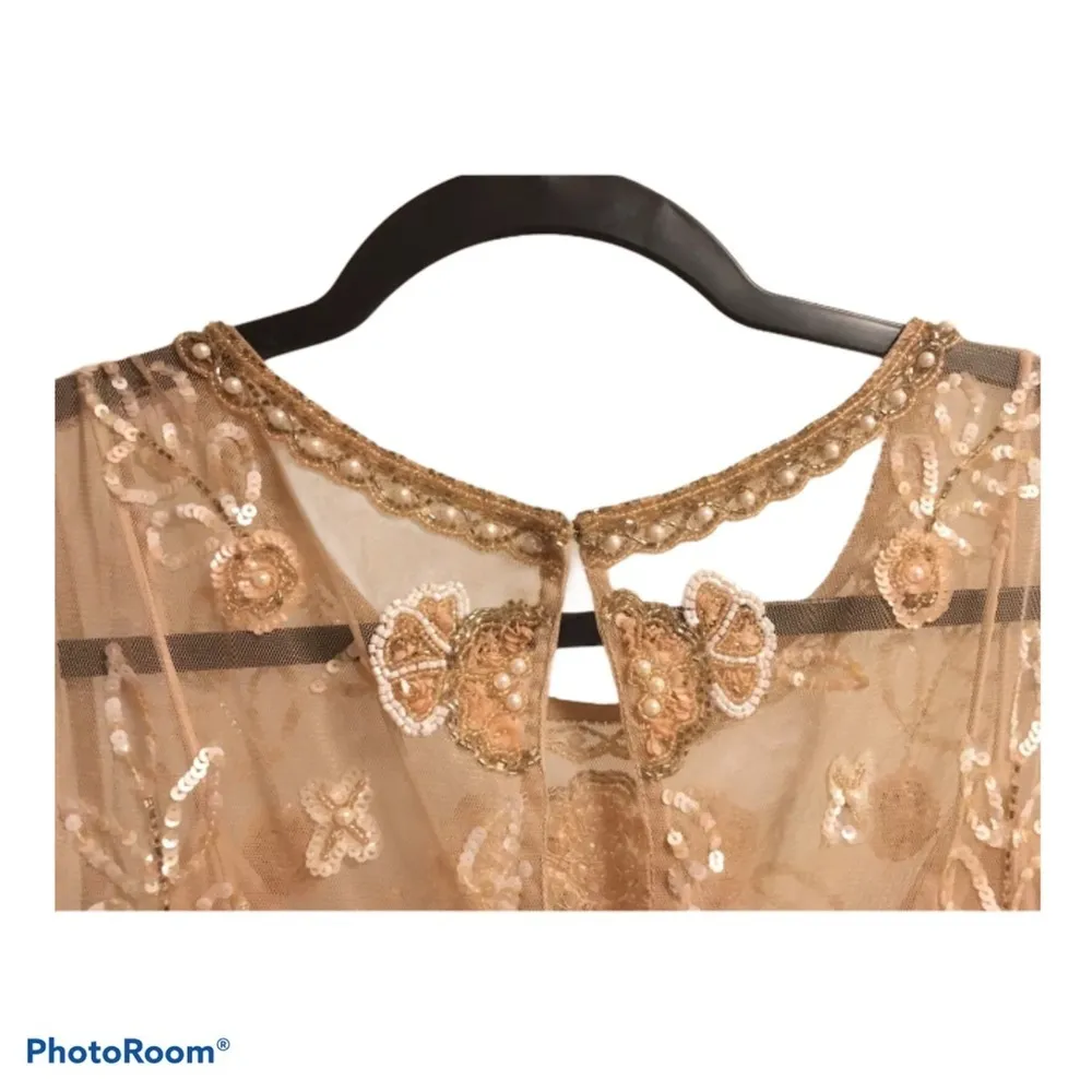 Adrianna Papell beaded evening gown 4 NWT - Image 6