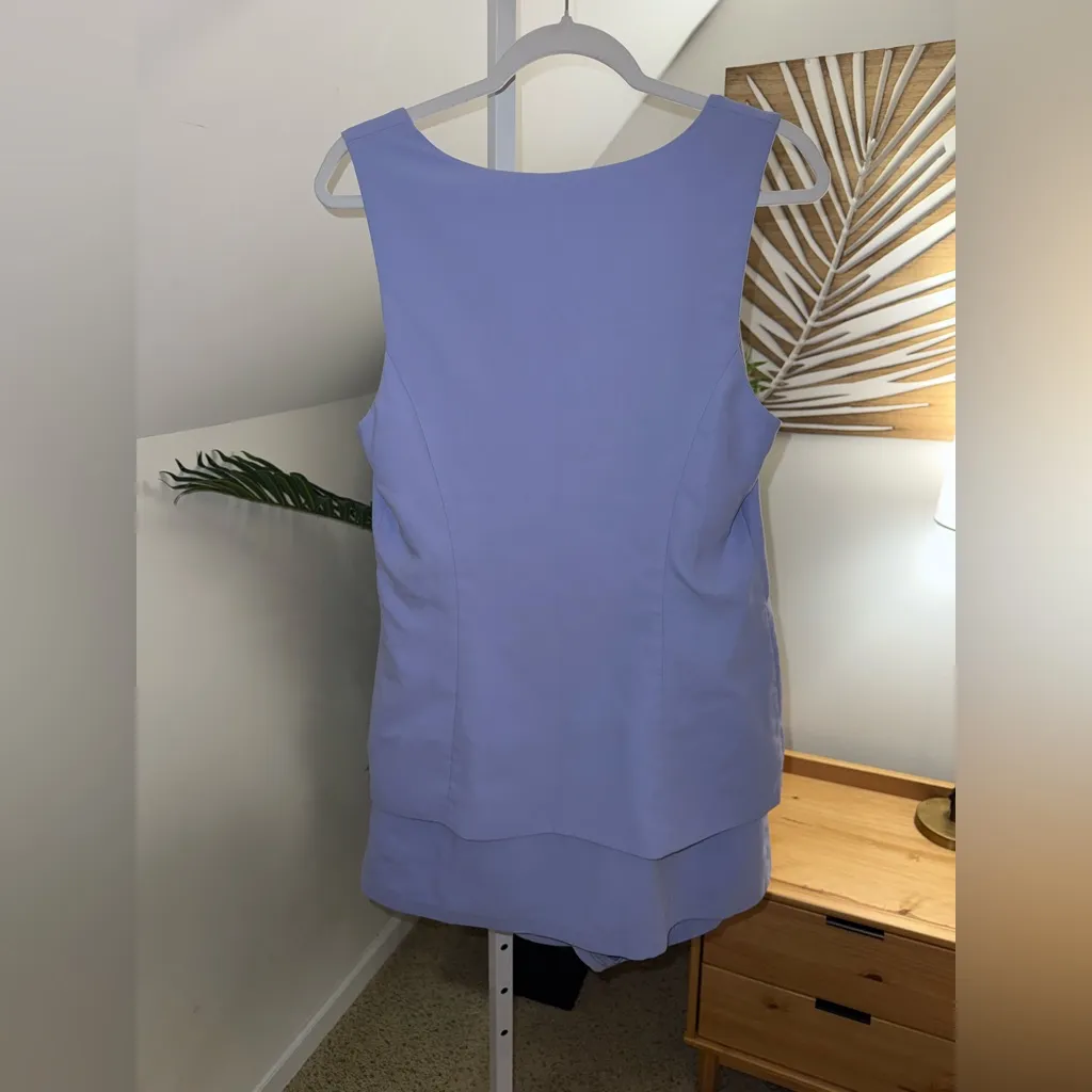 Amanda Uprichard Kya Romper Dress in English Lavender size‎ Large - Image 6