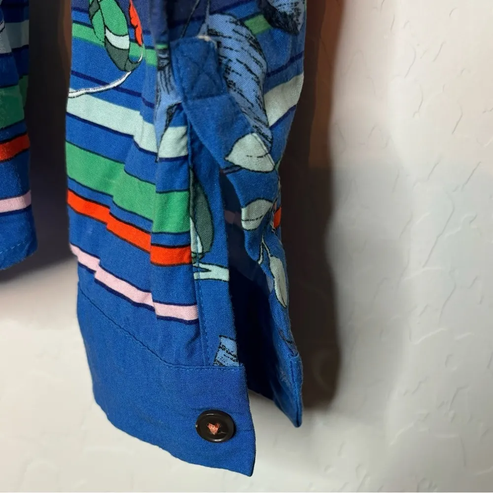 Anthropologie Maeve Elan Scarf Printed Blouse Size 4 - Image 3