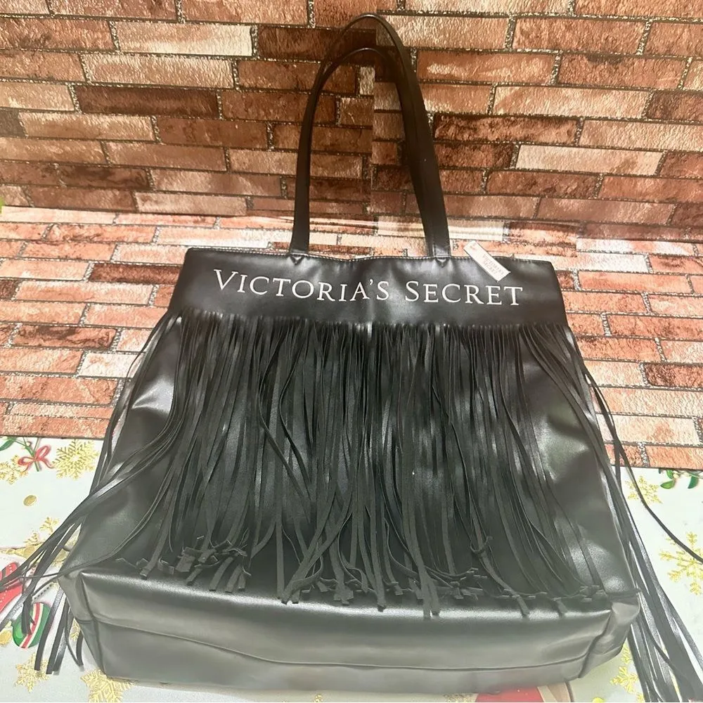 Victorias Secret Fringe shoulder tote Bag - Image 8