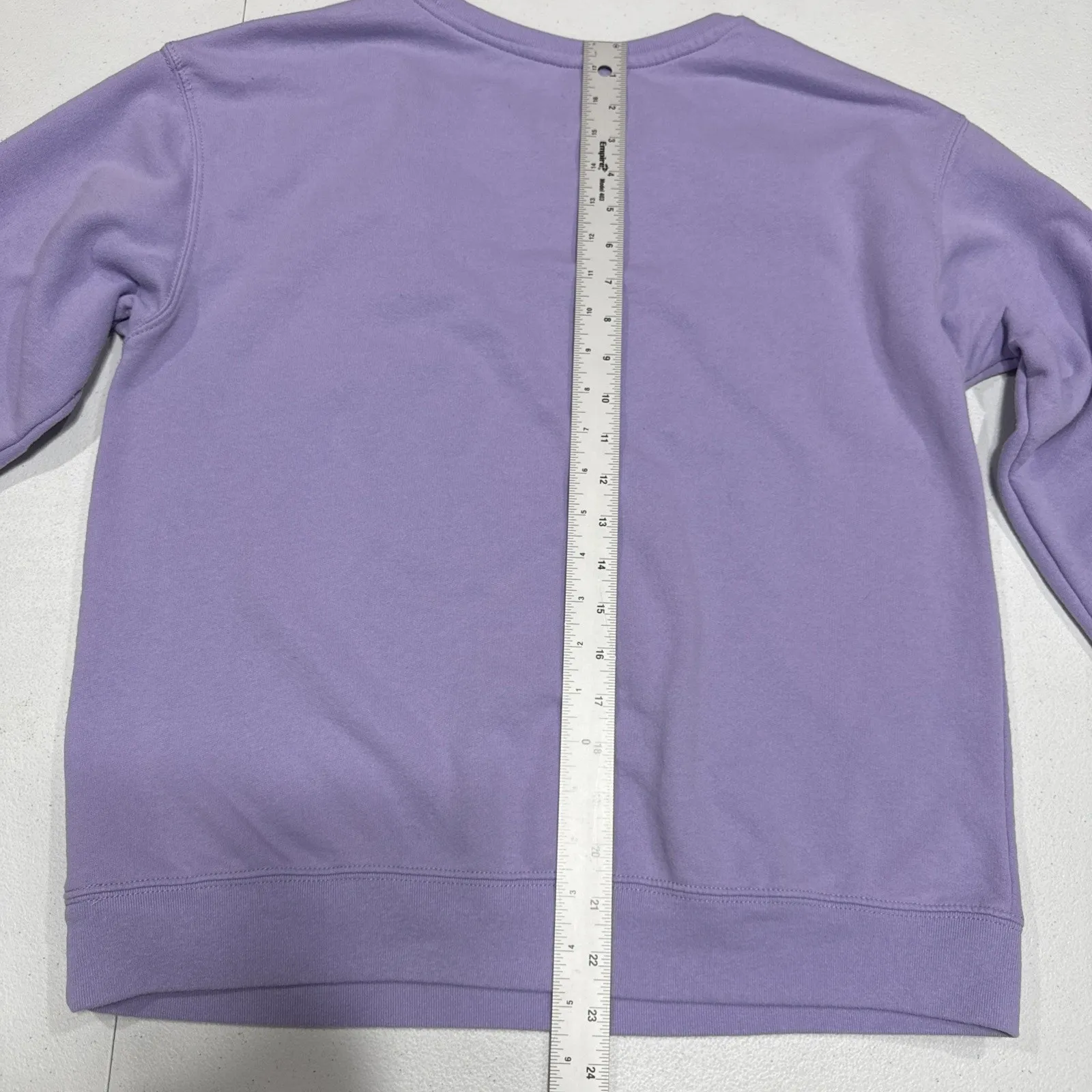 Looney Tunes Womens Juniors L Sweatshirt Embroidered That's All Folks Pullover - Image 13