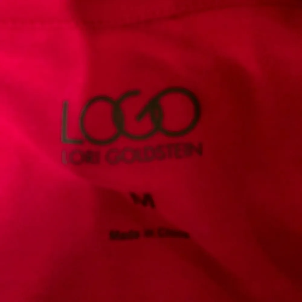 LOGO By Lori Goldstein Dark Pink Jersey Lounge Tunic Size M Slouchy Pockets - Image 4