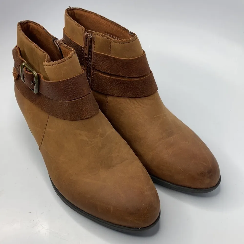 Clarks Addiy Cora ankle booties leather size‎ 7 - Image 4