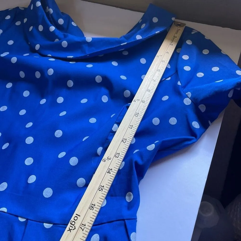 Gown Town size XXL fit and flare dress. Blue - Image 7