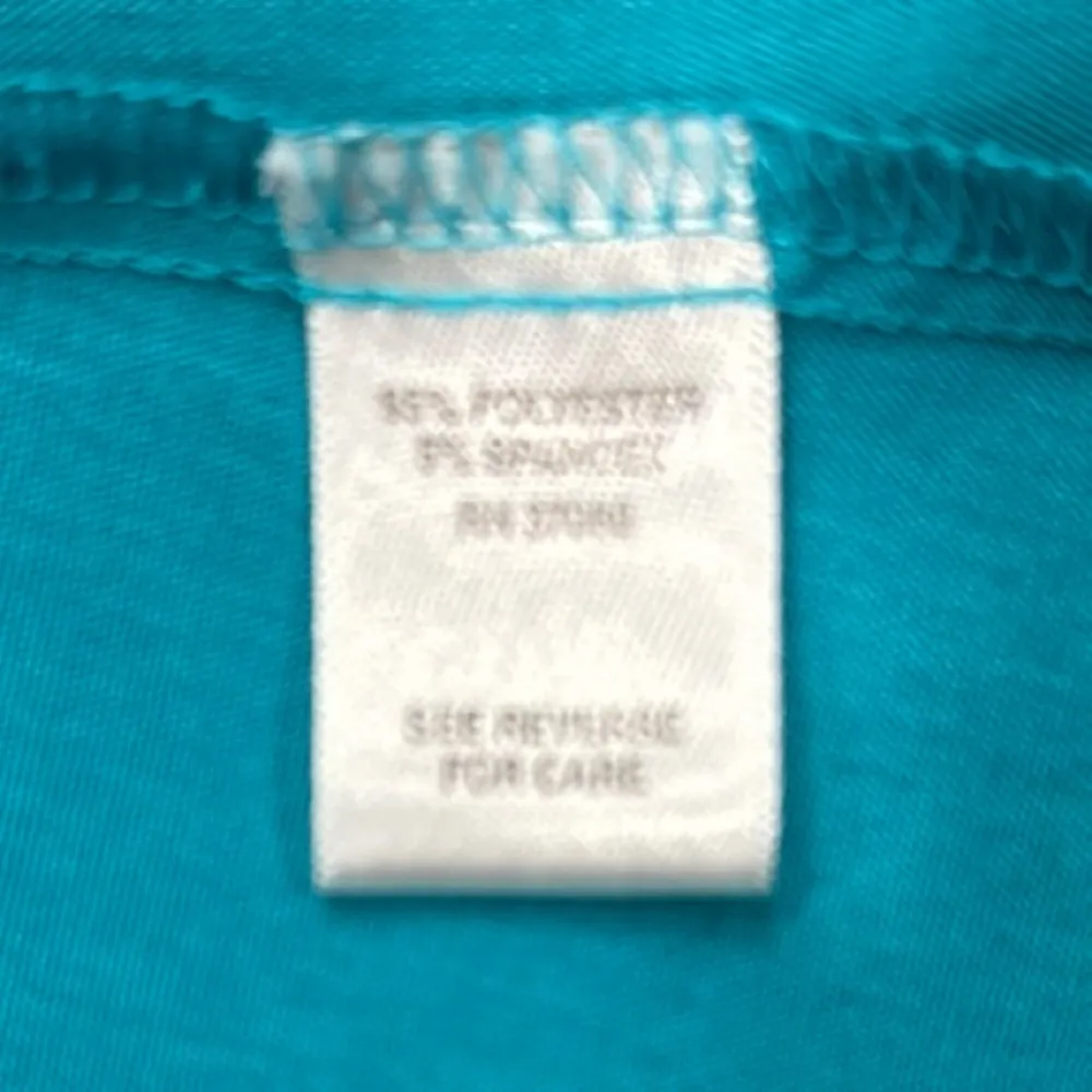 Cato  Blue Notched Collar Fitted Button Down Shirt - Image 6