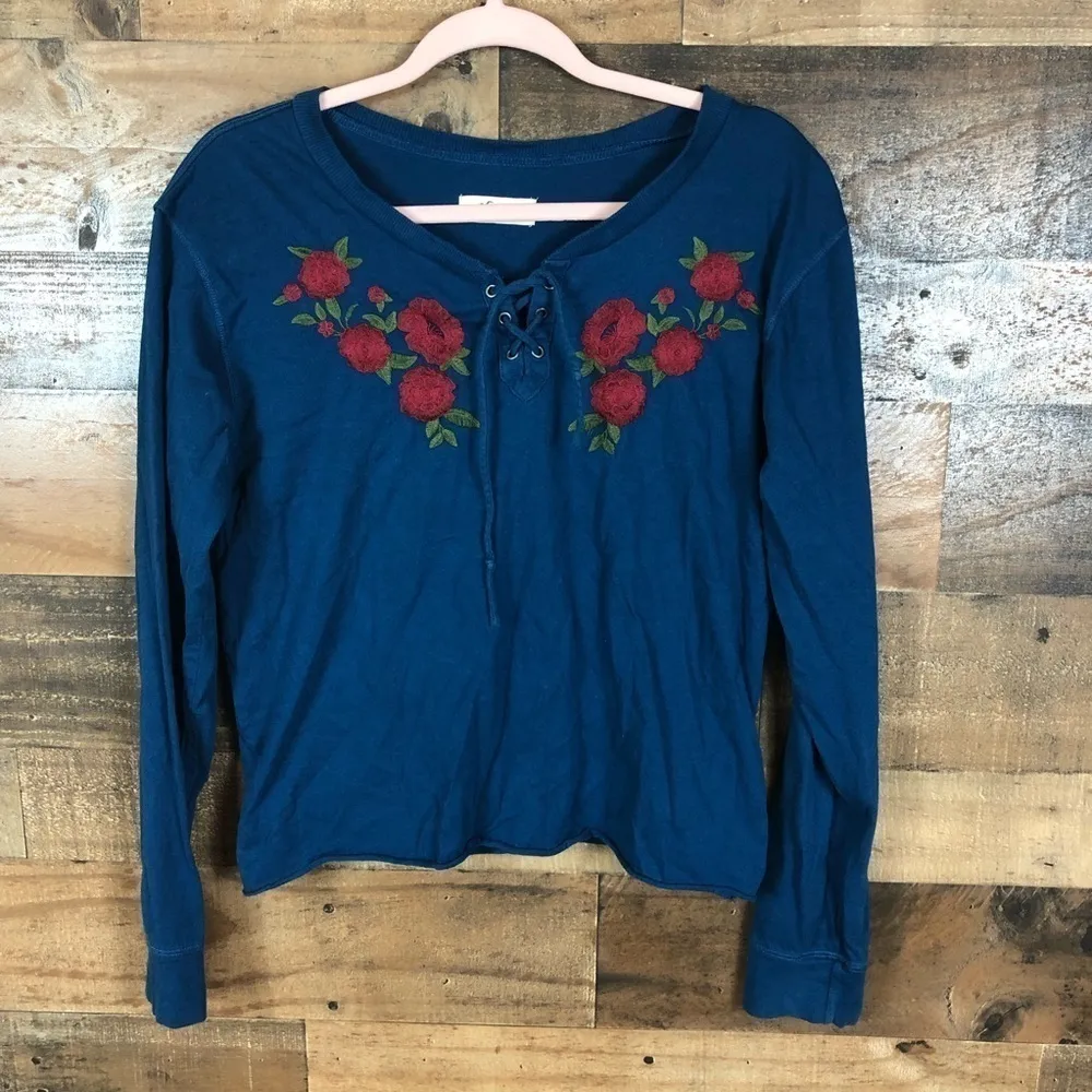 Hollister embroidered‎ top - Image 3